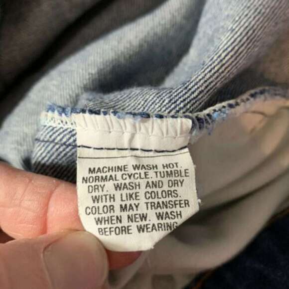 Vtg Levis Mens Jeans Orange Tab 575?  38x30 80’s - Picture 2 of 6